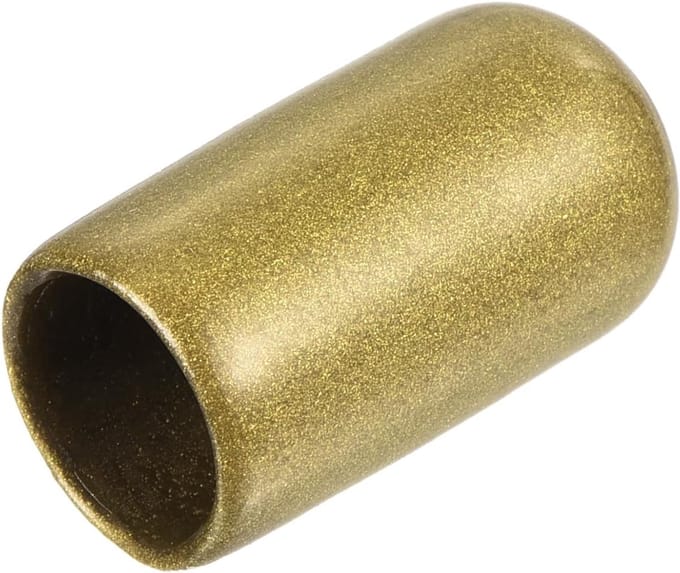 Rubberen Eindkapjes - Beschermdoppen - Meubelbescherming - Flexibel en Duurzaam - 10mm Binnendiameter - Goud