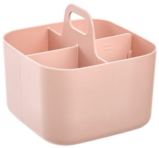 5Five Opberger Poly - Organizer - 17x17x15cm - Roze