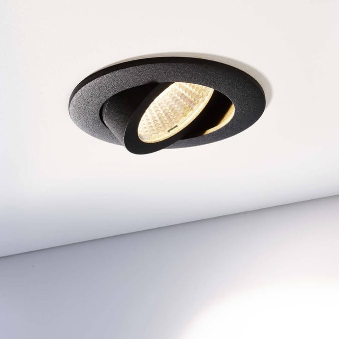 Deko Light 565357 Dione LED-inbouwlamp Energielabel: F (A - G) LED LED vast ingebouwd 8.50 W Zwart