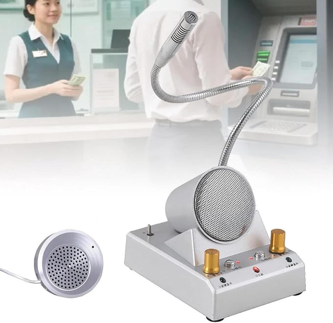 Intercom Systeem - Twee Weg - Heldere Communicatie - Ruisonderdrukking - 1300 gram - Zilver