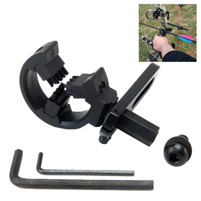 Arc et Flèche Brosse Composée Repose-flèche Universel Arc Recourbé Brosse SP812 Équipement de Chasse et d'Archery Accessoires noir
