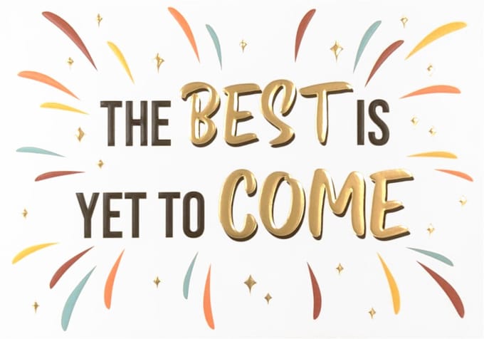 Kaart - Daisy - The best is yet to come - DSY017