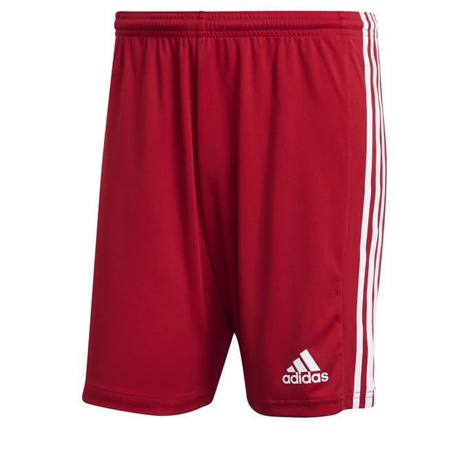 Adidas Squadra 21 Short Heren - Rood / Wit | Maat: XS