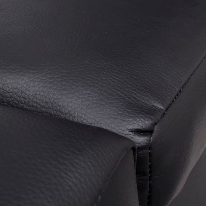 vidaXL - Chaise - longue - kunstleer - zwart