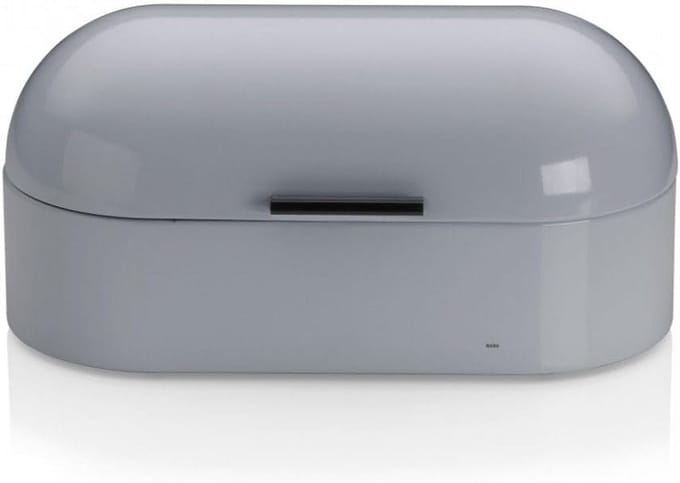 Broodtrommel Metaal Lichtgrijs 44x21.5x21 cm