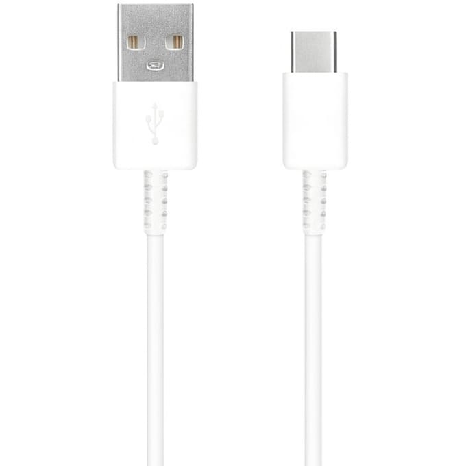Samsung Originele USB-C naar USB-A kabel in Fabrieksverpakking - 1.5 meter - 18 Watt - Wit