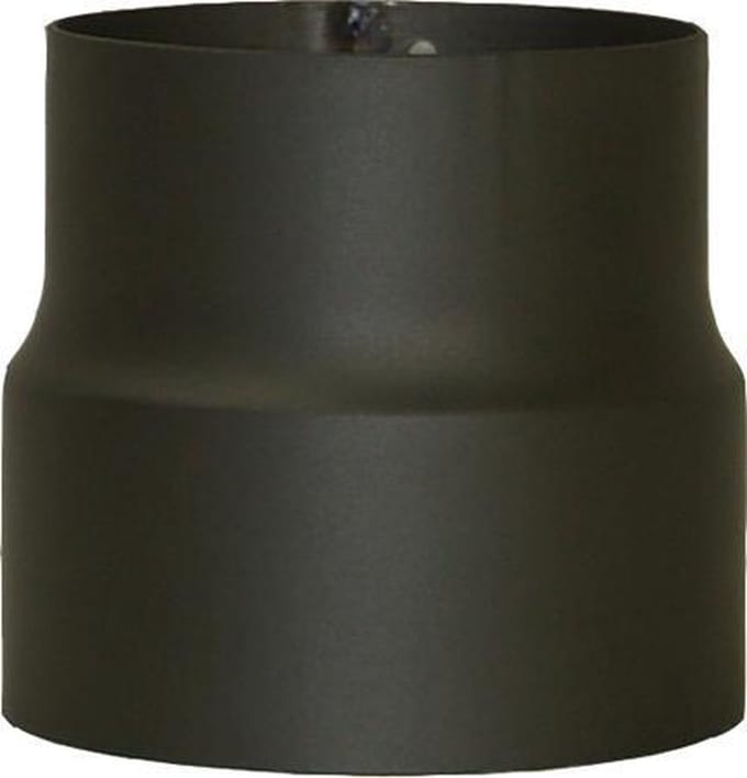 Reduceerkanaal Ø150 / Ø120 2mm zwart