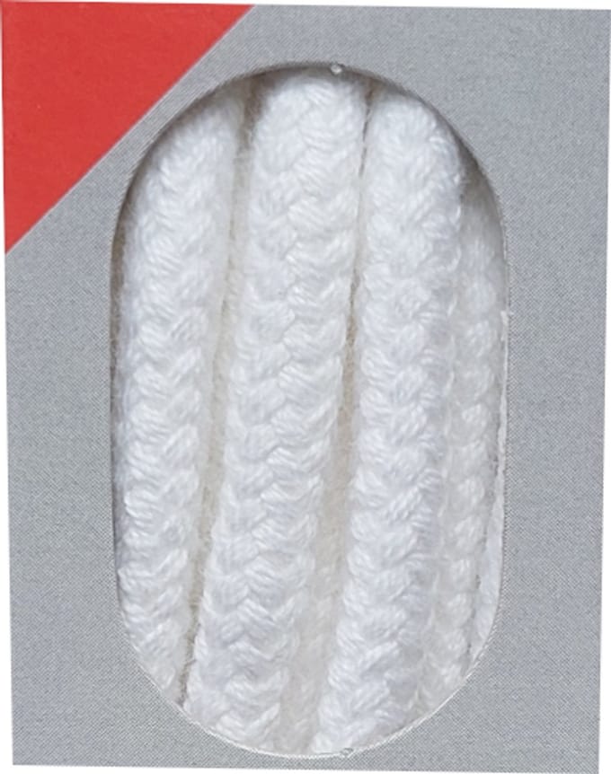 Bob Veter - Wit - Extra Dik Rond - Lengte 90 cm - Dikte 5 mm - Schoenveter