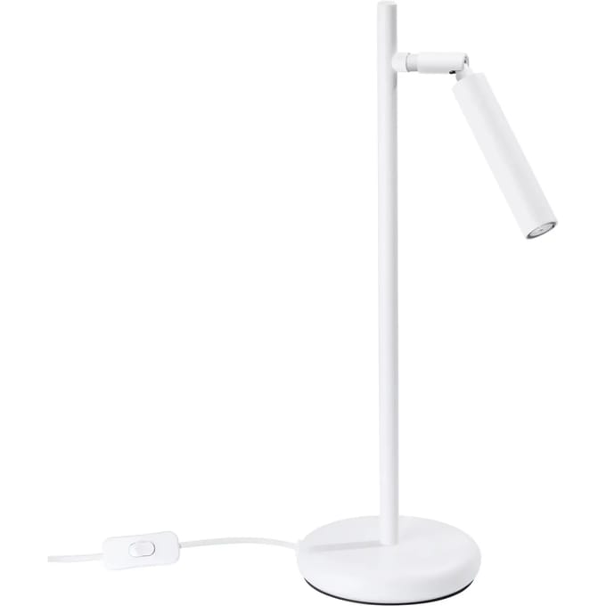 Sollux Lighting Bureaulamp Pastelo - G9 - wit - staal - 43x14x20cm