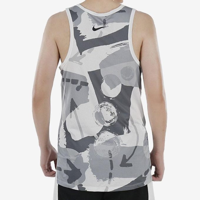 Nike Tanktops Heren Lichtgrijs 926265-043 M white