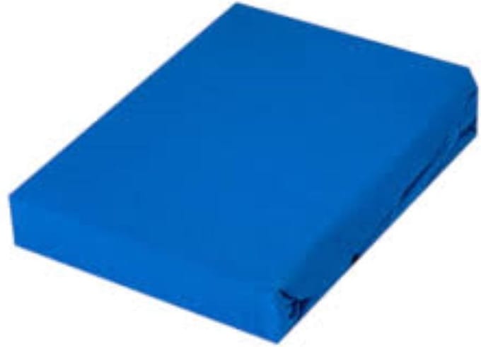 Lotte & Julius Hoeslaken - Jersey - 80 x 180 cm - Blauw