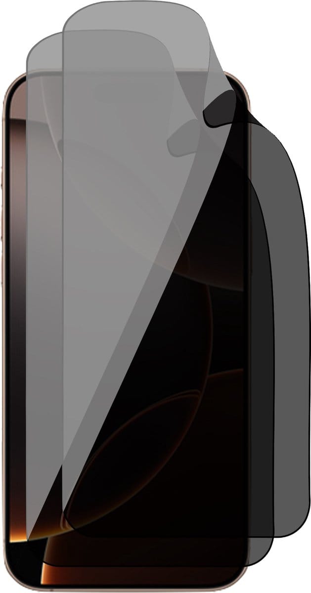 Privacy Screenprotector geschikt voor iPhone 16 Pro - 2x FlexGuard Screen Protector