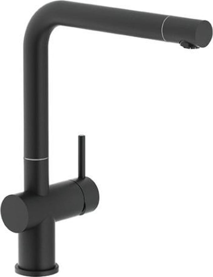 Franke Keukenkraan Zwart Active Plus Matt Black Met Vaste Uitloop 1150524888