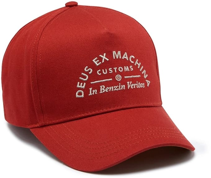 DEUS Benzin Trucker cap - Terracotta Red
