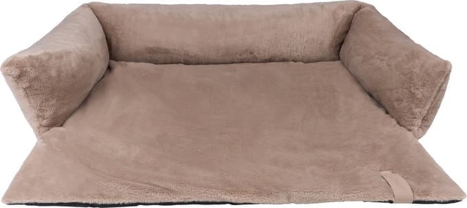 District 70 NUZZLE - Zachte Mand Voor Op De Bank - Small: 65 x 75 cm - Taupe