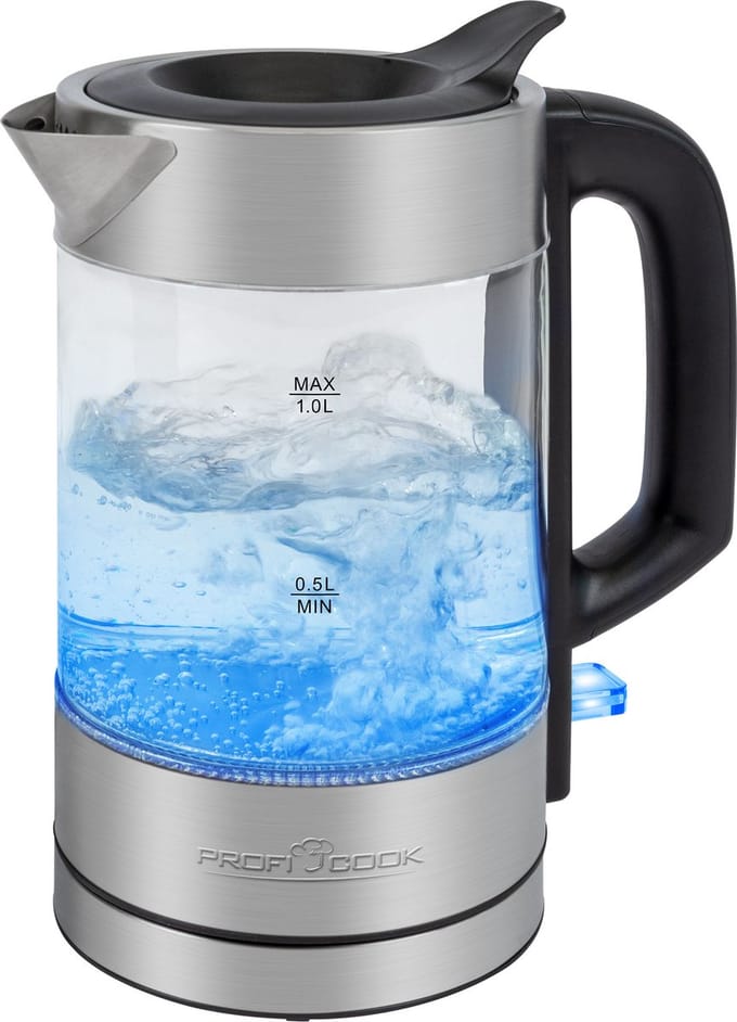 ProfiCook WKS 1229 G - Waterkoker - RVS - LED Verlicht – 1.0L