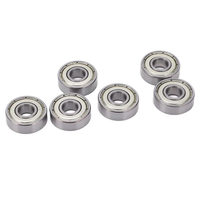 8 STKS 608 Skeeler Lagers Snel Soepel Lage Wrijving Lagers Skateboard Koolstofstaal Roller gray