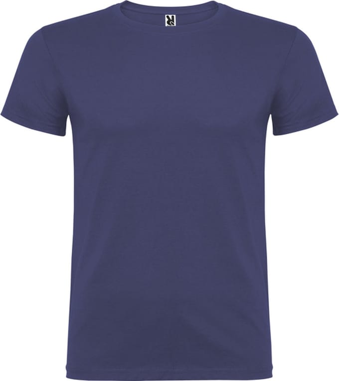 Denim Blauw 5 pack t-shirts Roly Beagle maat XL
