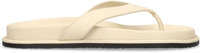 Sacha - Dames - Off white leren slippers - Maat 41