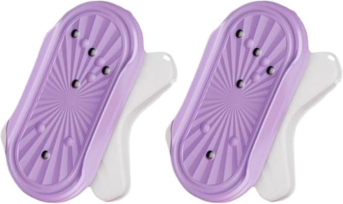 Taille Twister Discs - Buikspier Trainer - Core Training - Antislip Ontwerp - 26 x 12 cm - Paars
