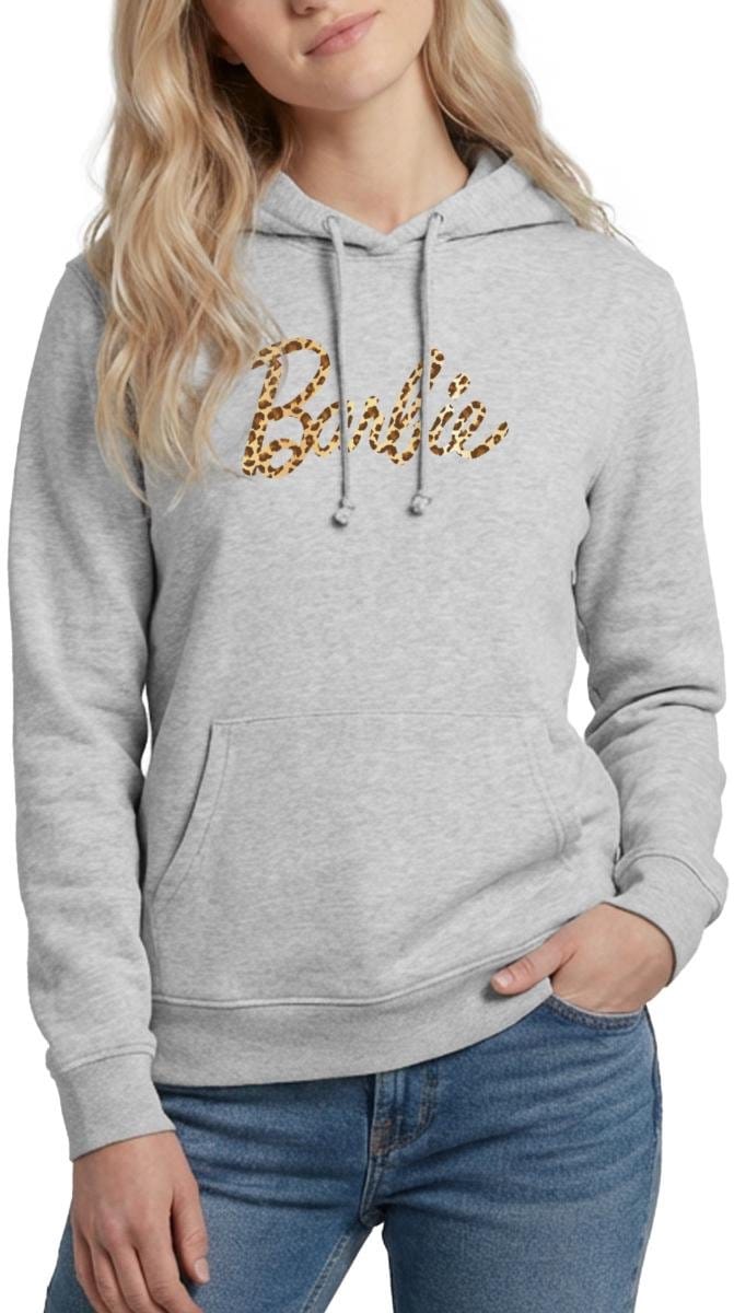 Barbie Leo Print Logo Hoodie Dames