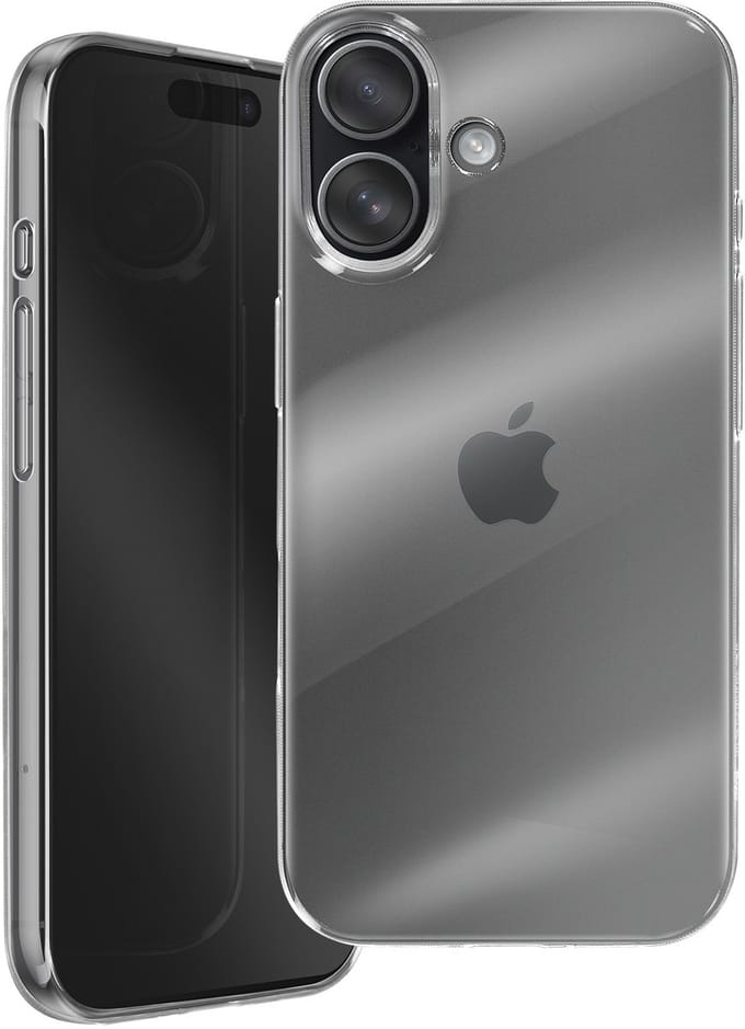 Tactical, Hoesje Geschikt voor Apple iPhone 17 Compatibel met Draadloos Opladen Qi, Transparant