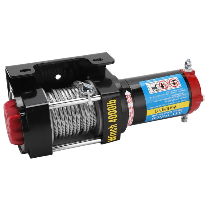 Elektrische Lier Kit met 5,5mmx15m Kabel 4000LB 12V Draadloze Afstandsbediening Sleep Lier voor ATV UTV