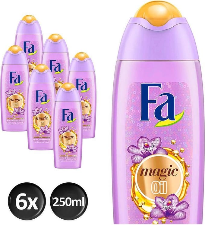 Fa Douchegel - Magic Oil Purple Orchid - 6 x 250 ml