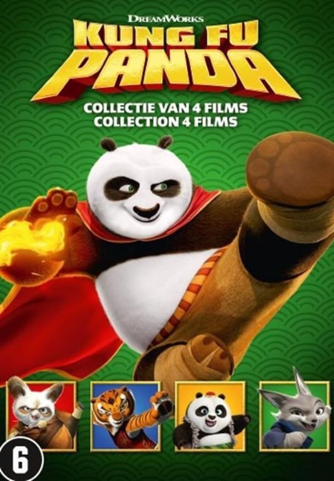 Kung Fu Panda 1 - 4 (DVD)