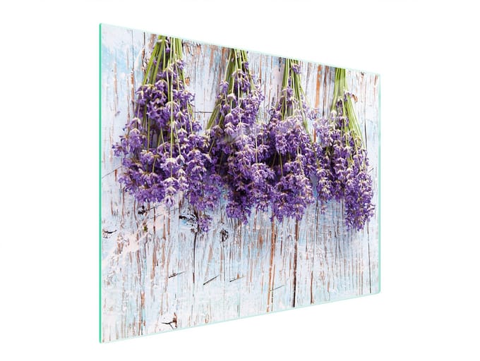 TMK ArtDeko - Snijplank - Glas - 52x40 cm - Lavendel