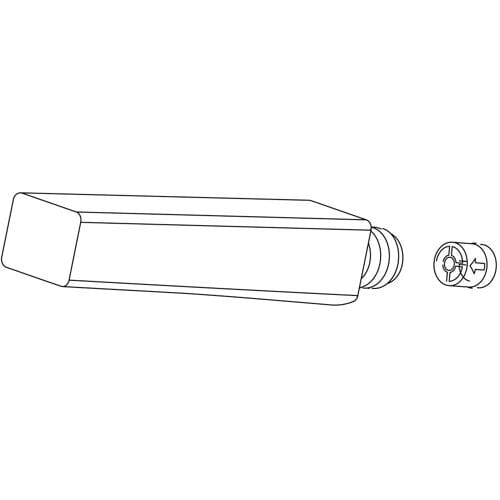 KWC AVA replacement pull-out spout, stainless steel Z.536.119.127