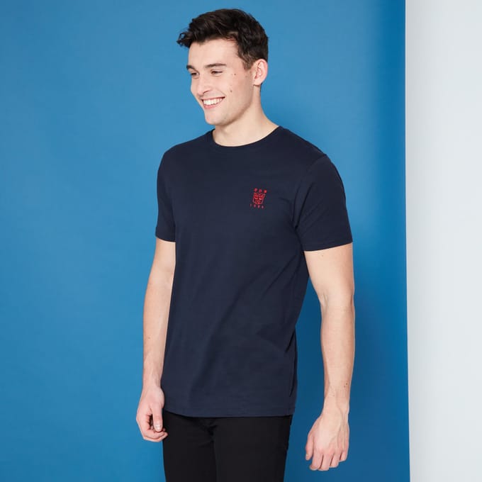 Transformers Autobot Geborduurd Symbool t-shirt - Navy - M