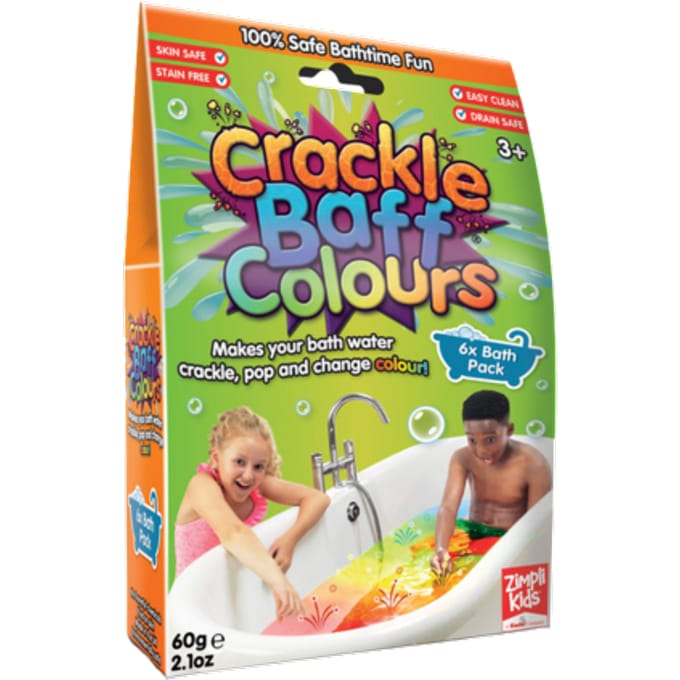 Crackle Baff Colours Bath Powder – 6 stuks