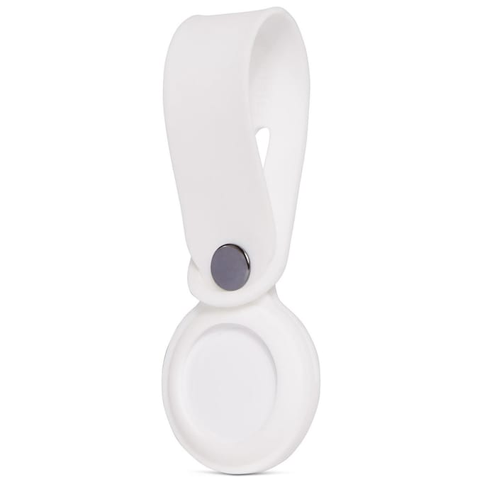 Decoded Siliconen Loop voor de Apple AirTag - Wit