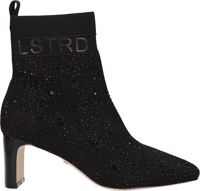 La Strada Enkellaars Zwart Knitted - Damesschoenen - Maat - 39