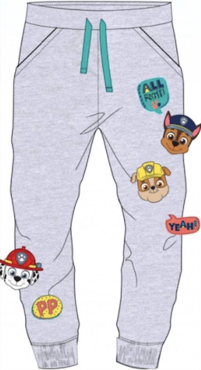 Paw Patrol jogging - broek - grijs - Maat 128 / 8 jaar