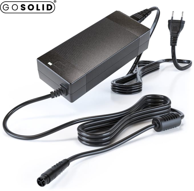 GO SOLID! Oplader 42V geschikt voor Veloretti Ace Two Electrische Fiets (3 pins)