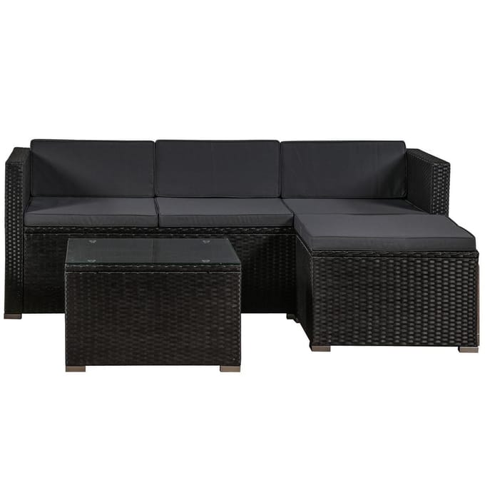 Loungeset Punta Cana - M - Polyrotan