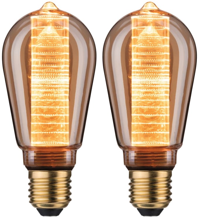Inner Glow Edition LED-kolf Binnenkolf ringpatroon E27 230V 2x230lm 2x4W 1800K Goud