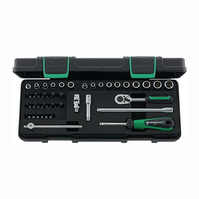 Stahlwille 88TX KN 98819801 Dopsleutelset 1/4 (6.3 mm) 36-delig