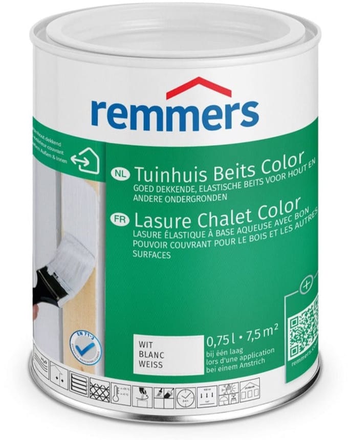 Remmers Tuinhuis Beits Color - Wit - 5 liter