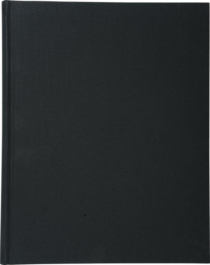 Exacompta Register 32x25cm geruit 5x5 - genummerd - 200 blad - Zwart - 6412E