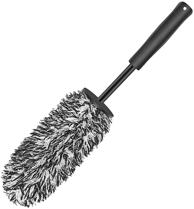 Allecto - Microfibre Rim Brush - kwaliteit - Voor aluminium en stalen
