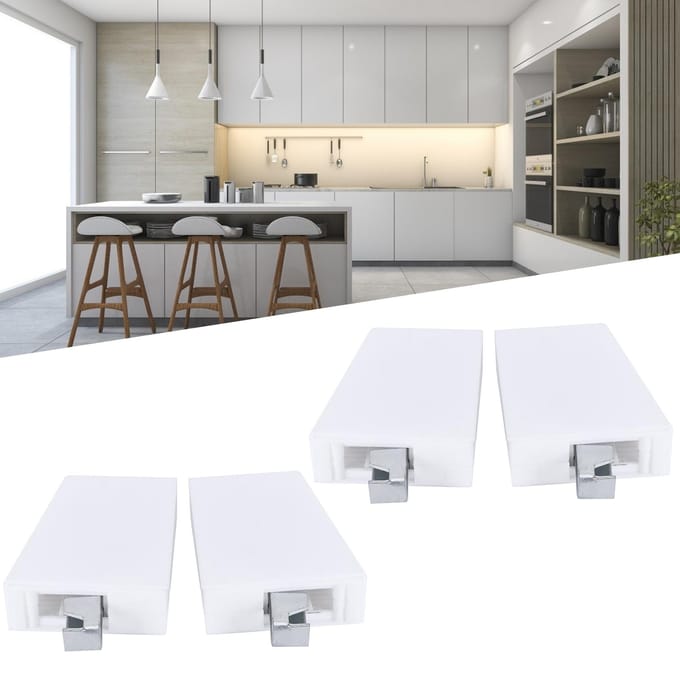 2Set Verstelbare Kast Hanger met Montageplaat Kast Meubel Hardware Onderdelen
