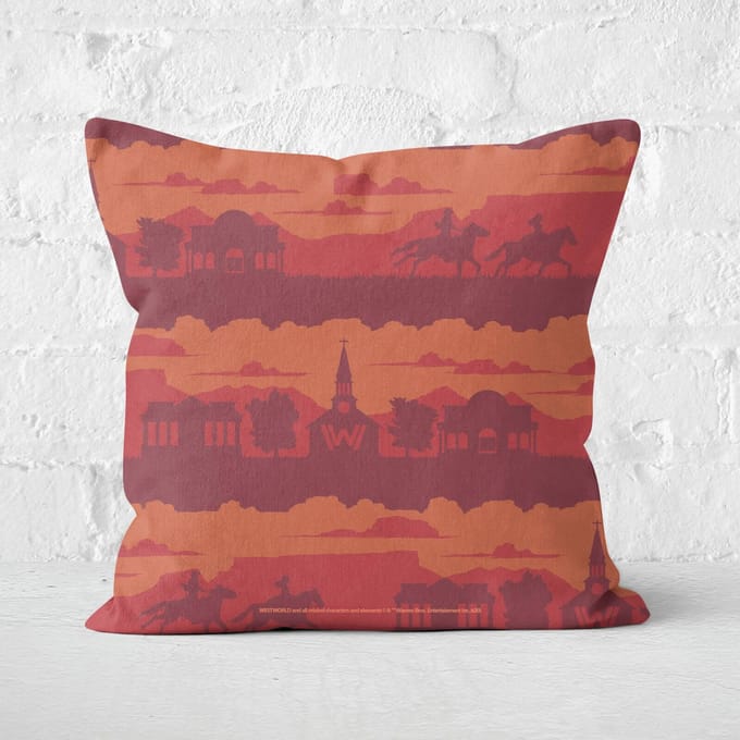 Westworld Park Offline Square Cushion - 60x60cm - Soft Touch