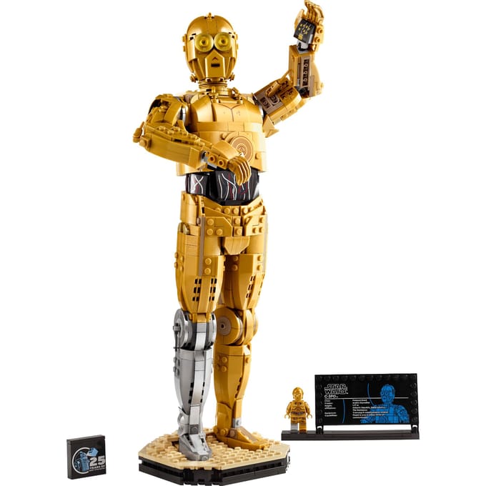 LEGO Star Wars - C-3PO Decoratie Bouwpakket met Droid Figuur - 75398