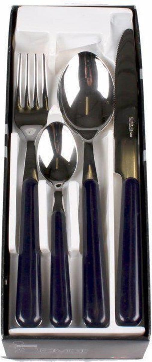 Kitchen Trend Brio Bestekset - 24-delig - Donkerblauw