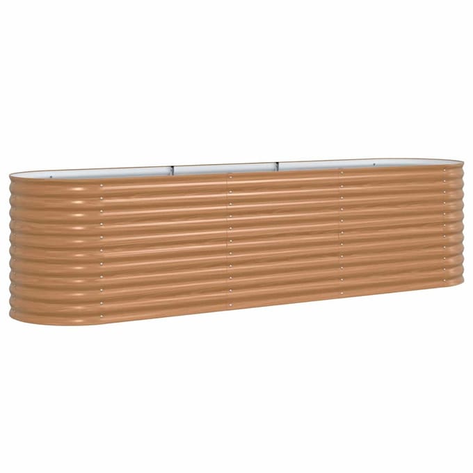 vidaXL - Verhoogd - bed - Bruin - 320 - x - 80 - x - 81 - cm - Staal