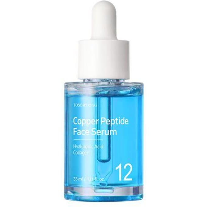 TOSOWOONG Koperpeptide Gezichtsserum 33ml / Koperpeptide 12 Crème 50ml # Copper Peptide Face Serum 33ml white