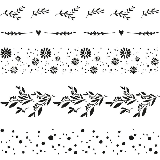 Clear Stamps "Bloemmotieven"